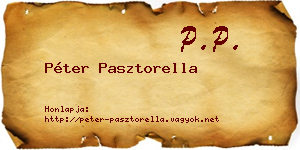 Péter Pasztorella névjegykártya